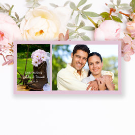 Cowboylaarzen Bruiloft Rustic Daisies Save the Dat Date