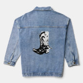 Cowboylaarzen Denim Jacket (Achterkant)
