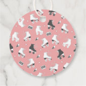 Cowboylaarzen en -bloemen bedankjes labels (Achterkant)