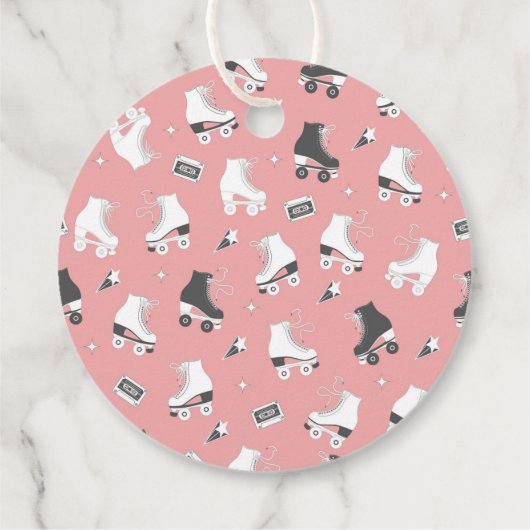 Cowboylaarzen en -bloemen bedankjes labels (Achterkant)