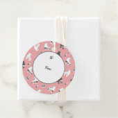 Cowboylaarzen en -bloemen bedankjes labels (In situ)