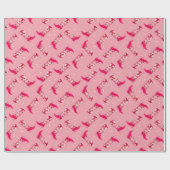 Cowboylaarzen en -bloemen cadeaupapier (Vlak)