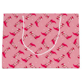 Cowboylaarzen en -bloemen groot cadeauzakje