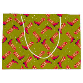 Cowboylaarzen en -bloemen groot cadeauzakje (Achterkant)