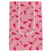 Cowboylaarzen en -bloemen medium cadeauzakje (Achterkant)