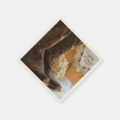 Cowboylaarzen en kant Country Western Bruiloft Servet (Hoek)