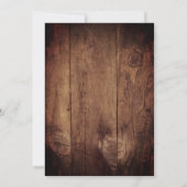 Cowboylaarzen en madeliefjes Western afstudeerfees Kaart (Achterkant)