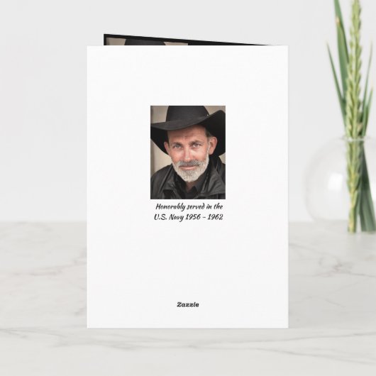 Cowboylaarzen en Pet Viering van het Leven Kaart (Achterkant)