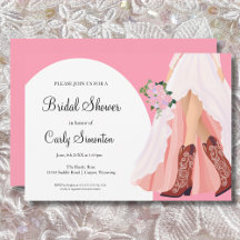 Cowboylaarzen en trouwjurk Vrijgezellenfeest