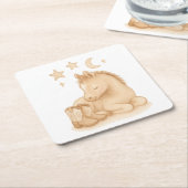 Cowboylaarzen en veulen Baby shower Kartonnen Onderzetters (Schuin)