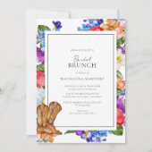 Cowboylaarzen en Wildflower Vrijgezellenfeest Kaart (Voorkant)