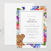 Cowboylaarzen en Wildflower Vrijgezellenfeest Kaart (Voorkant / Achterkant)