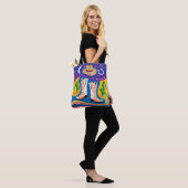 Cowboylaarzen en woestijnsterren tote bag (Op model)