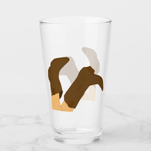 Cowboylaarzen Glas (Voorkant)