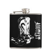 Cowboylaarzen Heupfles (Voorkant)