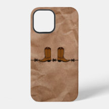 Cowboylaarzen iPhone 12 Hoesje