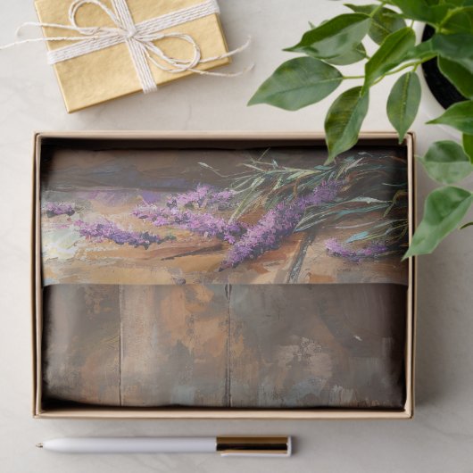 Cowboylaarzen Lavendel Honey Bee Decoupage Tissuepapier (Geschenk)