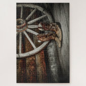Cowboylaarzen Legpuzzel (Verticaal)