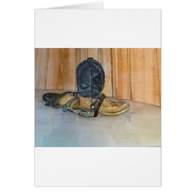 Cowboylaarzen met maagzuur (Voorkant)