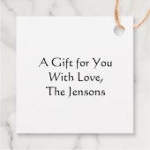 Cowboylaarzen op de voordeur Kerstmis Bedankjes Labels (Achterkant)