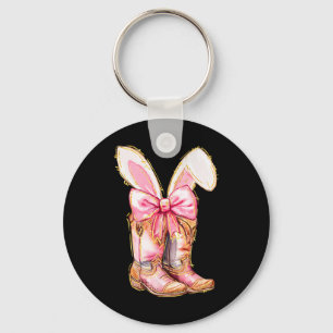 Cowboylaarzen Paashaas Howdy Coquette Sleutelhanger