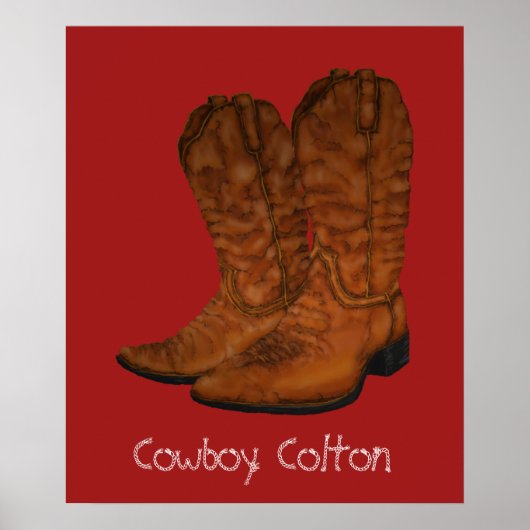 cowboylaarzen poster (Voorkant)