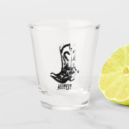Cowboylaarzen Shot Glas