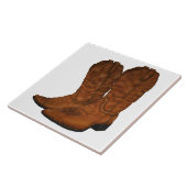  cowboylaarzen tegeltje (Zijkant)