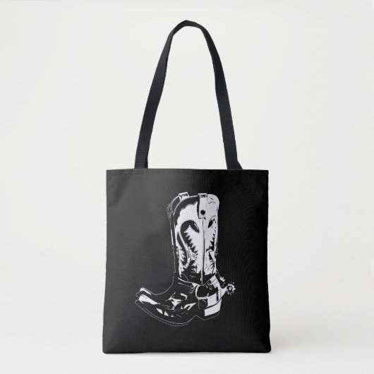 Cowboylaarzen Tote Bag (Voorkant)