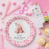 Cowboylaarzen & Trouwjurk Bruidsdouche Papieren Bordje (Feest)