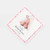 Cowboylaarzen & Trouwjurk Bruidsfeest Servet (Hoek)