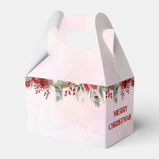 Cowboylaarzen Vrolijk kerstfeest gunstboxen Bedankdoosjes (Achterkant)