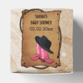 cowboylaarzen western Gepersonaliseerde gunstboxen Bedankdoosjes (Bovenkant)
