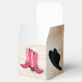 cowboylaarzen western Gepersonaliseerde gunstboxen Bedankdoosjes (Geopend)