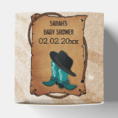 cowboylaarzen western Gepersonaliseerde gunstboxen Bedankdoosjes (Bovenkant)