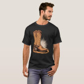 Cowboylaarzen Western T-shirt (Voorkant volledig)