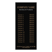  cowboylaarzen westerne mode reclamekaart (Achterkant)