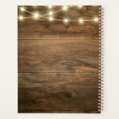 Cowboylaarzen Zonnebloem Land Western Bruiloft Planner (Achterkant)