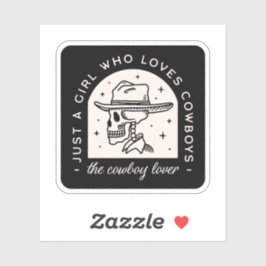 Cowboyliefhebber westerne duistere romance sticker