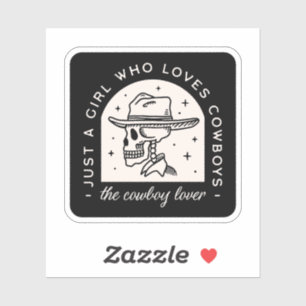 Cowboyliefhebber westerne duistere romance sticker