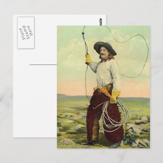 Cowboys 22 briefkaart (Voorkant / Achterkant)