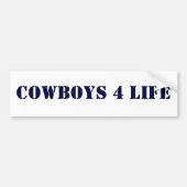 Cowboys 4 Life Bumpersticker (Voorkant)
