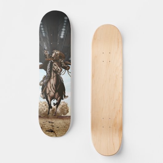 Cowboys & Aliens Schaats Deck Persoonlijk Skateboard (Voorkant)