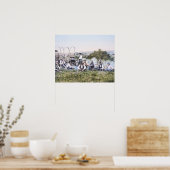 Cowboys at Lunch, 1904 (foto) Poster (Keuken)