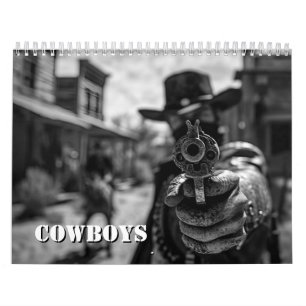 Cowboys B/W Kalender