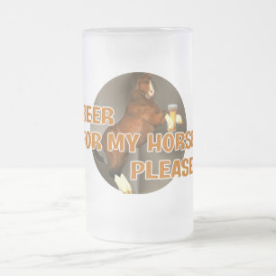 Cowboys Beer for my Horse Frosted Mok