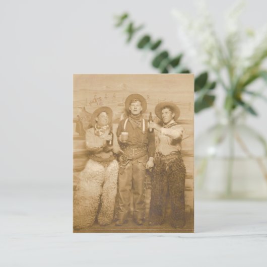 Cowboys Briefkaart (Staand voorkant)