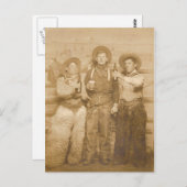 Cowboys Briefkaart (Voorkant / Achterkant)