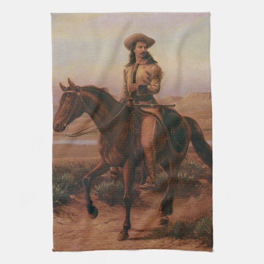  Cowboys, Buffalo Bill on Charlie van Cary Theedoek (Verticaal)