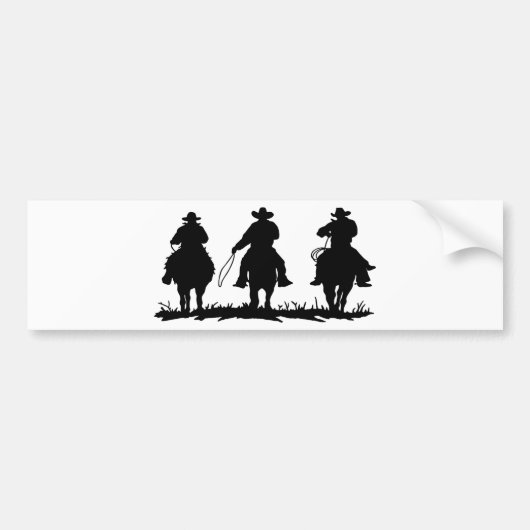 Cowboys Bumpersticker (Voorkant)
